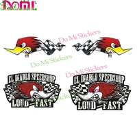 Hot Rod Vintage Racing Old School Retro Look Car Sticker...