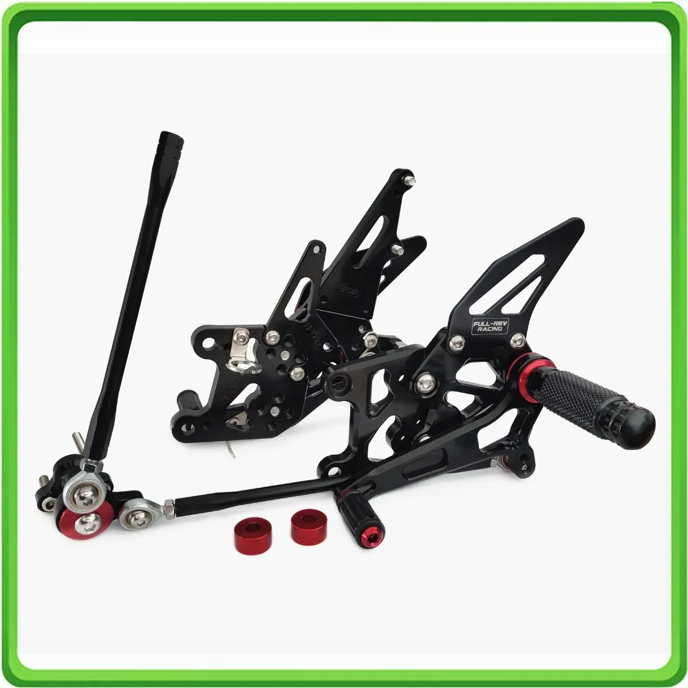 Adjustable Rearsets rear set sets footrest foot rest pegs pedal for Honda CBR 600 RR CBR600RR ABS 2009 2010  2011 2012 2013 2014 2015 2016 2017 2018 2019 (17)