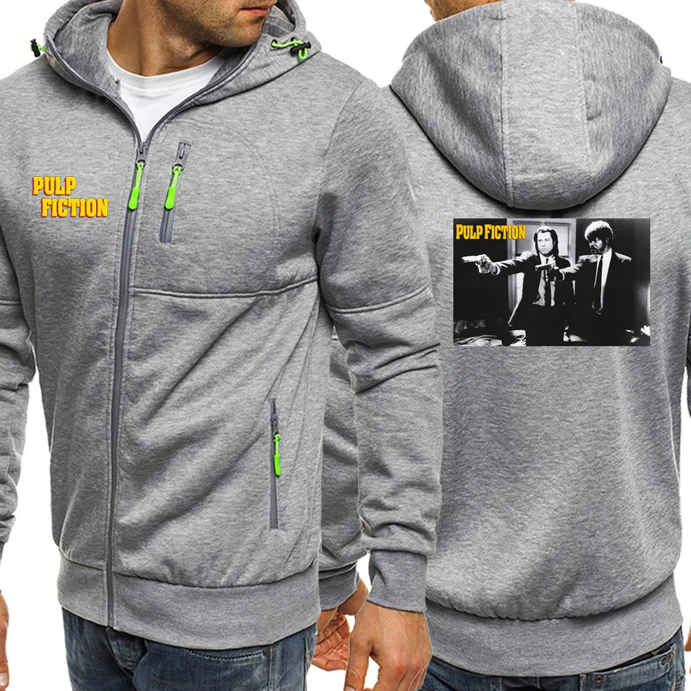 Pulp Fiction Leon The Professional Sportswear Hooded Mens Autumn New Casual Fleece Coat Zipper Sweatshirts Male 1