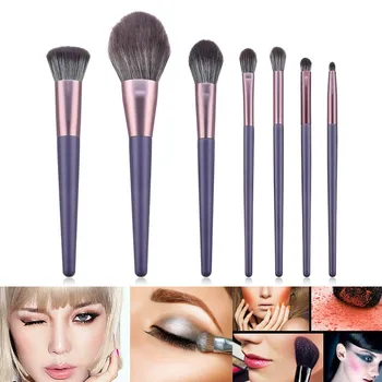 

Makeup Brushes Premium Synthetic Foundation Powder Concealers 7Pcs Brush Set Eye Shadows Makeup Brushes @ME88