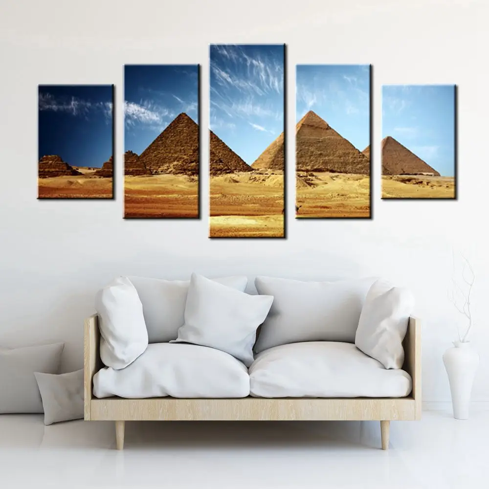 

Manufacturers Direct Selling Gold Letter Tower Modern Decorative Picture Sofa Background Painting Frameless Painting Gold Letter