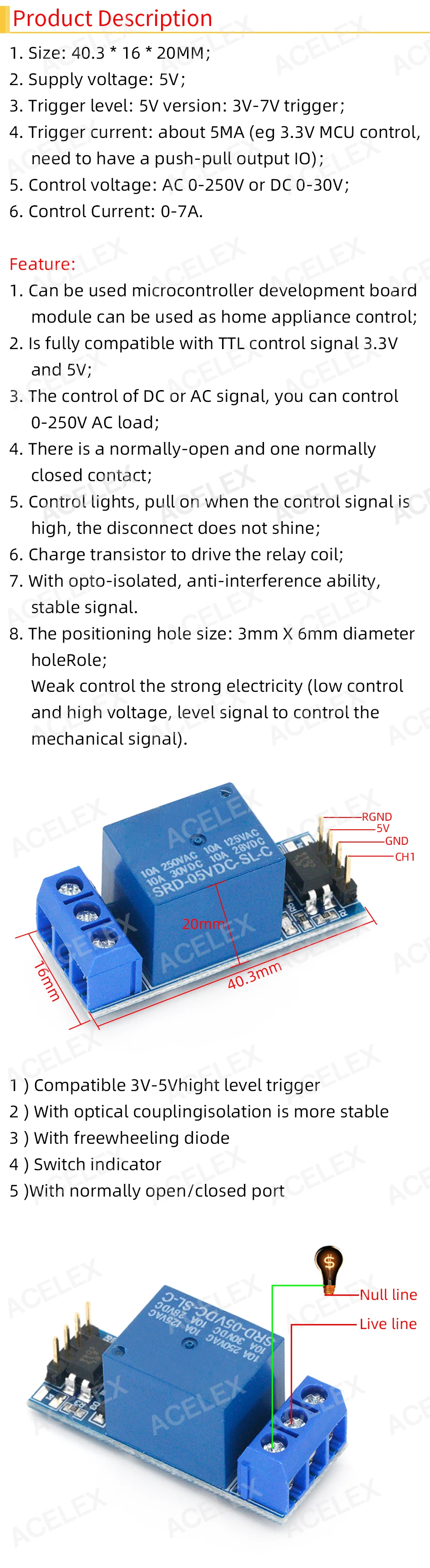 ラッピング無料 1 チャンネル リレー モジュール フォトカプラで絶縁と完全な互換性 3 3vと 5v 信号 制御 Rmb Com Ar