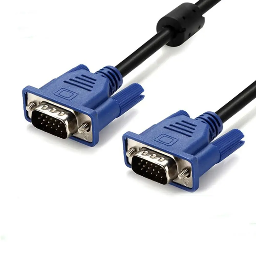 Универсальный Удлинительный кабель VGA HD папа-папа адаптер 15 Pin проектор шнур высокое качество провода монитор ноутбук ядро медная линия