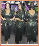 Plus Size 4xl 5xl Tie Dye Printed Dress Women Sexy V-neck Long Sleeve Bodycon Dresses Ladies Vintage Wrap Pencil Vestidos Winter
