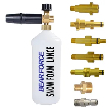 

12 Nozzles High Pressure Foam Spray Can And High Pressure Washer Professional Copper Foam Water gun spray Gun Nozzle Car Washer