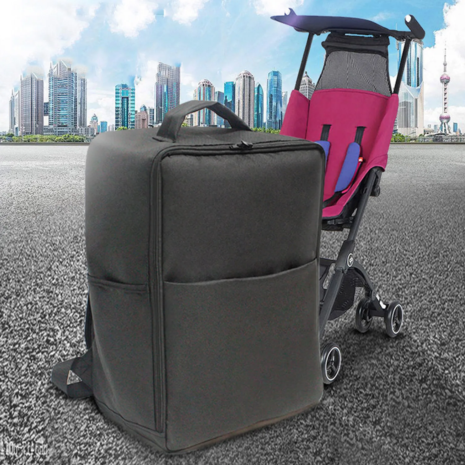 Легкая сумка для коляски Goodbaby GB POCKIT 2S 3S 3C хранения транспорт рюкзак проверки
