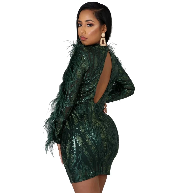 jessica howard balloon sleeve ruffle hem faux wrap midi dress