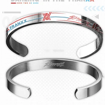 

Darling In The Franxx Bracelets Bangle Fashion Stainless Steel Punk Bangle Bracelet Titanium Jewelry