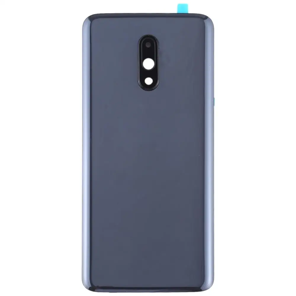 Серый Задняя крышка батареи с объективом камеры для OnePlus 7 Чехол - Цвет: Серый