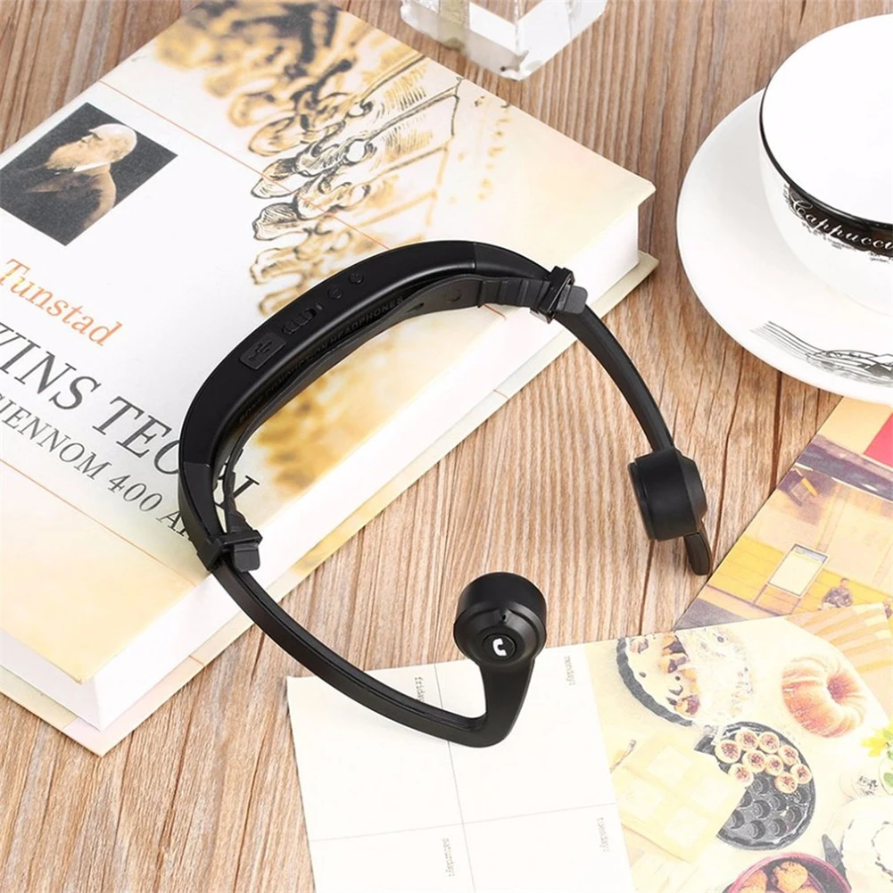 2020 new V9 Rechargeable Wireless Bluetooth Bone Conduction Neckband Stereo Headphones for xiaomi samsung huawei iphone