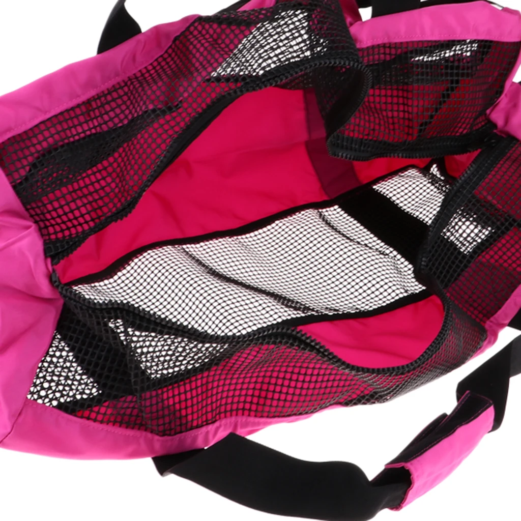 Durable Dive Mesh Duffel Bag Snorkeling Retractor Lanyard Holder Hook Carabiner Diving Bags for Water Sports