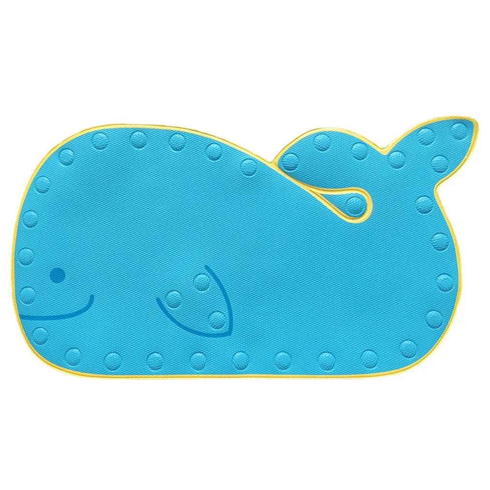 Blue Mat While In The Bath Heat Sensitive Pvc Anti Slip Baby Kids Bath Mat Colour Change Water Temperature