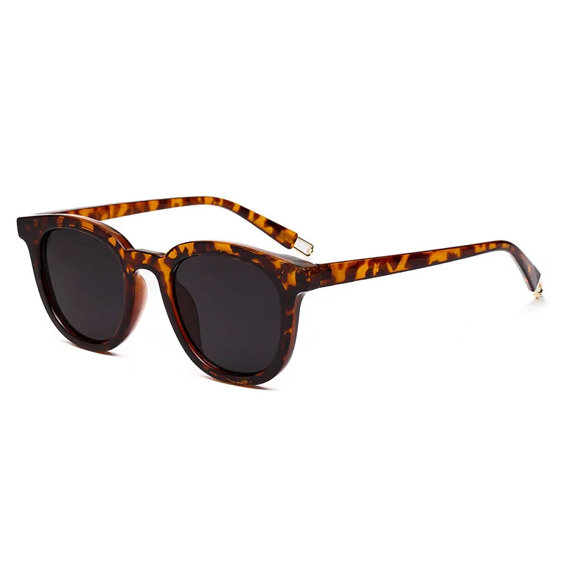 Солнцезащитные очки в квадратной оправе в стиле ретро Для мужчин Для женщин Брендовая Дизайнерская обувь с леопардовым принтом, солнцезащитные очки с УФ-защитой очки для вождения оттенков UV400 черные солнцезащитные очки - Цвет линз: leopard