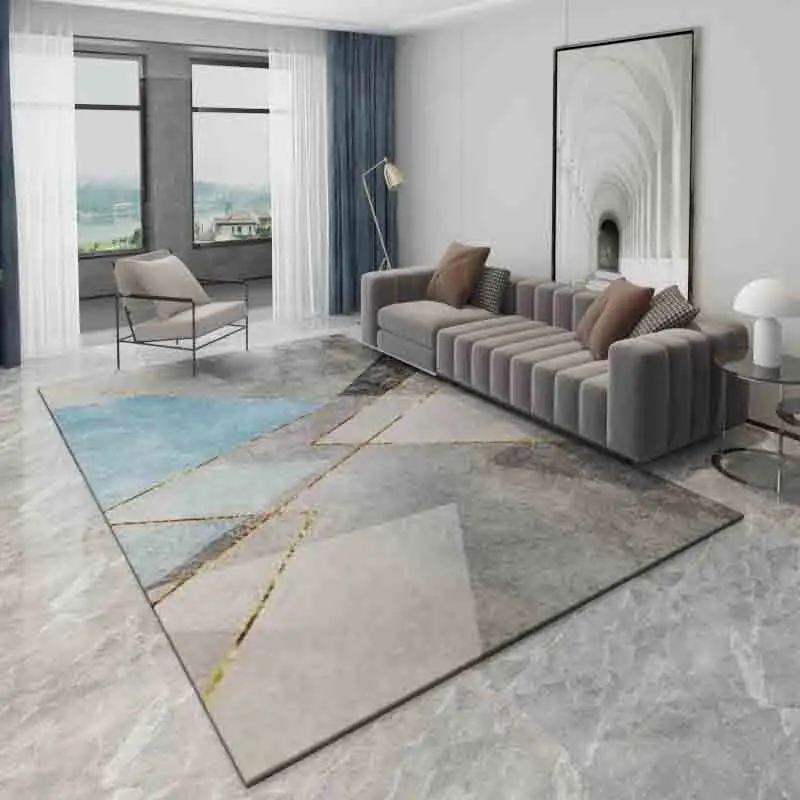 

Нордический Современный короткий ковер для гостиной толстый бархатный ковер из ягненка для спальни большой прикроватный ковер для кабинета кофейный столик напольный коврик