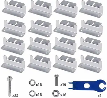 

Aluminum alloy Solar Panel Mounting Silver Z bracket For RV boat Roof Wall