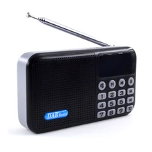 Bluetooth 4,2 DAB/DAB+ цифровое радио портативное цифровое радио с FM перезаряжаемой батареей Bluetooth динамик мини карманное радио
