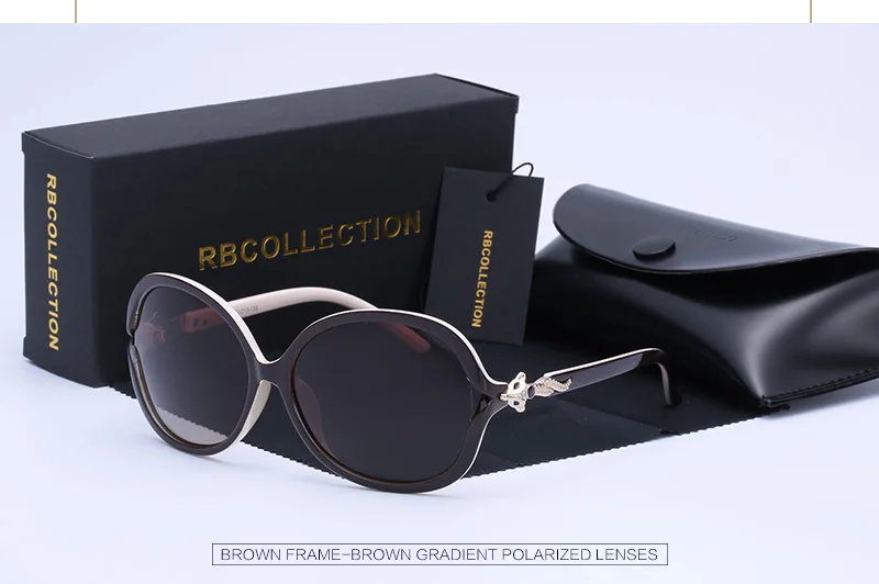luxury polarized Women Sunglasses Gradient Plastic Frame female Sunglasses women sun glasses Gafas De Sol gafas de sol mujer - Цвет линз: gray
