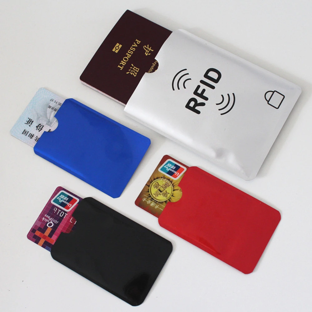 5 шт. чехол кошелек для банковских карт с Rfid защитой|Держатели и пропусков| |
