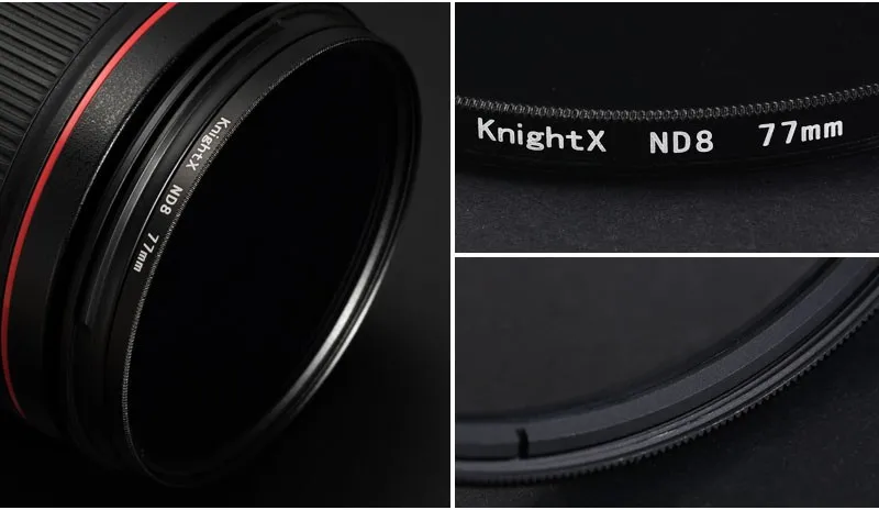 Фильтр объектива KnightX UV CPL ND Star colse up Macro для объектива камеры canon nikon 52 мм 55 мм 58 мм 67 мм 77 мм переменная ND2 до ND400 ND1000