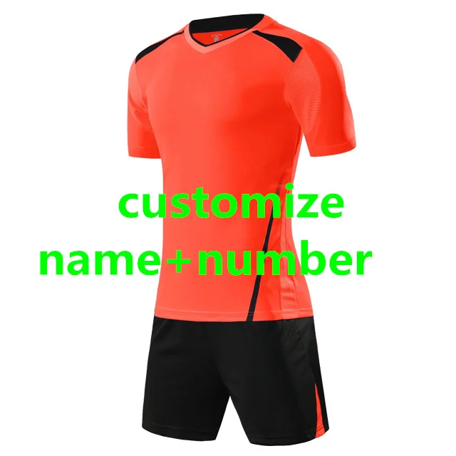 customize name numbe Мужские футбольные майки, форма, наборы, survete, мужские футболки для футбола, maillot de foot maillot, футбольные майки для взрослых, футбольный костюм - Цвет: customize name numbe