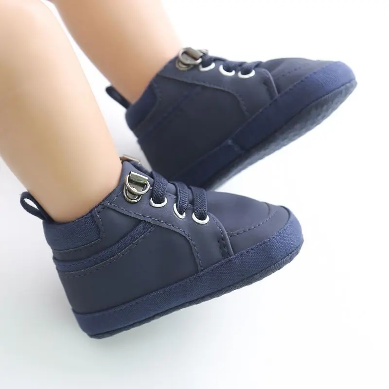  New New Autumn 0-18M Shoes Cute Baby Boy Girl Anti-Slip Casual Walking Shoes Patchwork Design Sneak