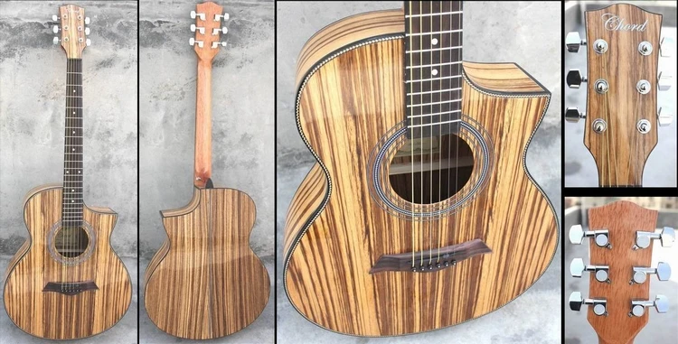 African zebra wood Knife handle material Woodwork DIY wood block 120*40*10mm