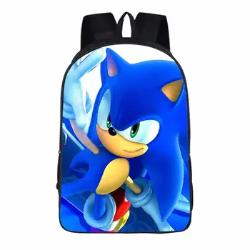 

Anime Sonic School Backpack Boys Girls Daypack Cartoon Children School Bags Students Kindergarten Backpack Kids Gift Book Bag