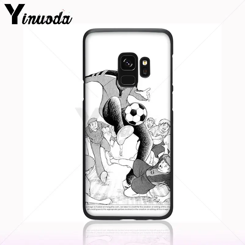 Anime Kapten Tsubasa Ozora Genzo Sepak Bola Lembut Ponsel Case untuk Samsung Galaxy S10plus S9 Plus S8plus S10E A50 A70 A10 Ponsel