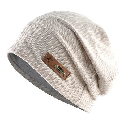 Beige TQMSMY/уличные головные уборы с кожаным логотипом, однотонные вязаные шапочки для мужчин и женщин, мягкие шапочки, модные шапки в стиле хип-хоп TMB33 - Цвет: Beige