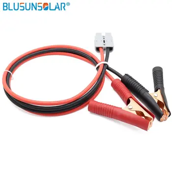 

50A 600V battery connector with 3 meter 4mm2 cable wire with alligator clip to connect portable solar panel and solar battery