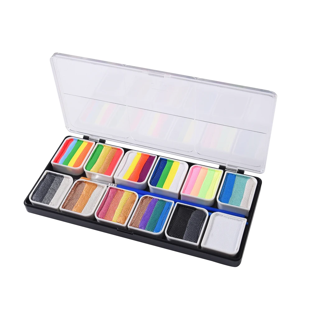 Rainbow Face Paint Multicolor Set