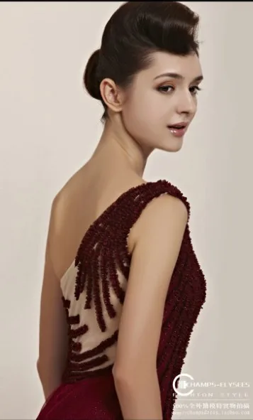 Новая Мода vestidos de soiree Формальные Сексуальные Красные Длинные вечерние платья с открытой спиной Платья Подружки невесты