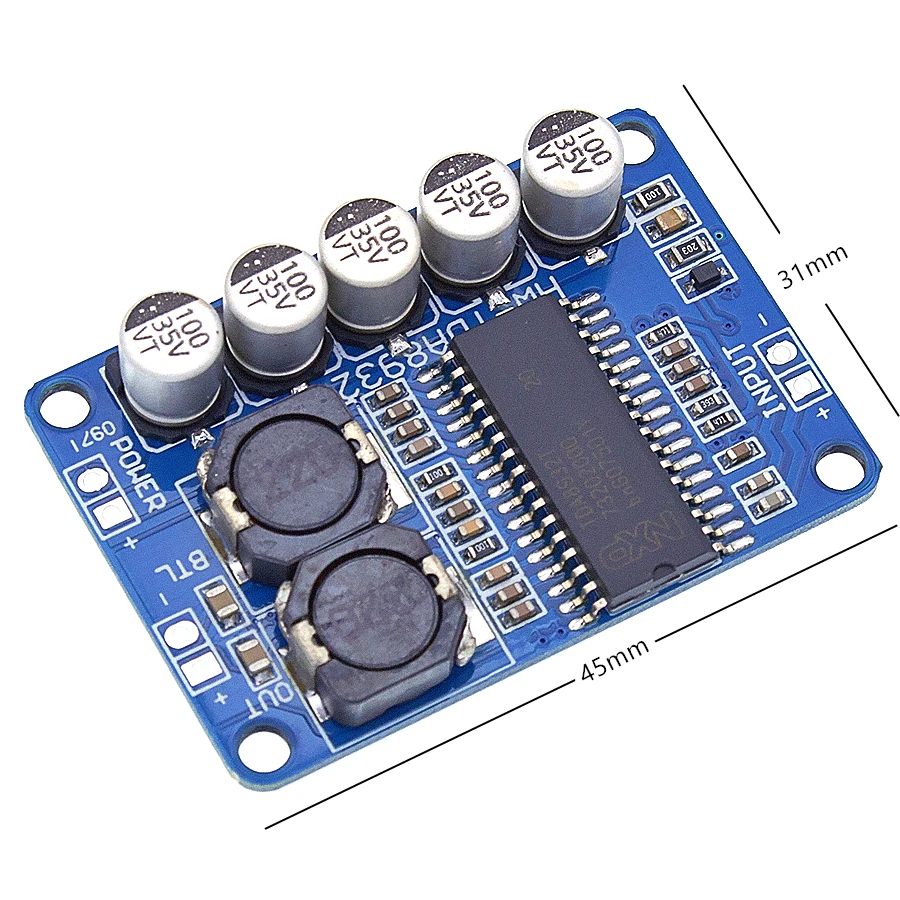 Плата цифрового усилителя малой мощности TDA8932 35 Вт моно модуль H74 1 шт.|power amplifier board