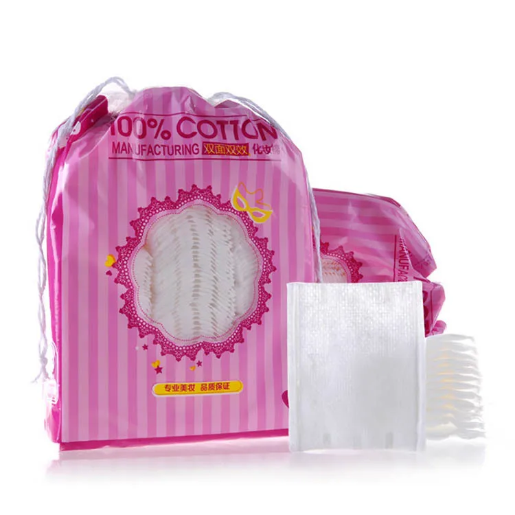 

6778 Magic Beauty Pure Makeup Cotton Facial Wipe Double-Sided Double-Effect Three Layer 200-Pack Cotton Puff Wholesale