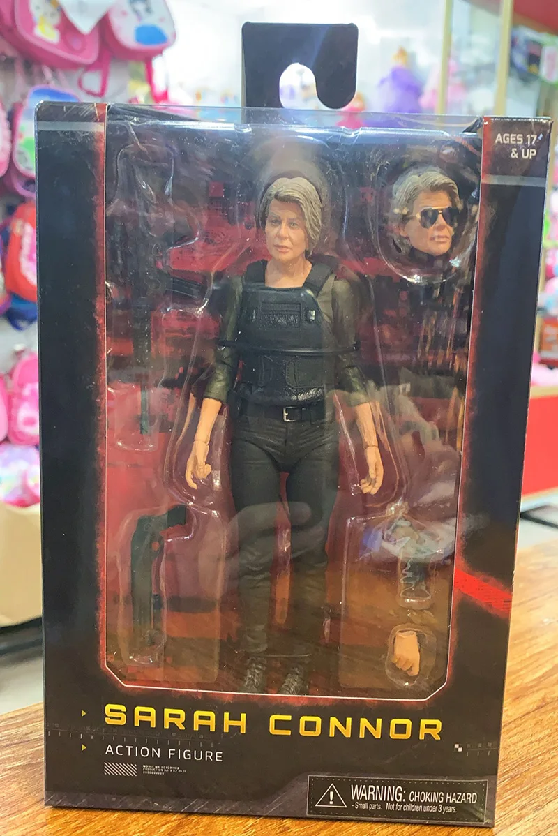 NECA Фигурка Терминатора T 800 фигурка Dark Fate Сара Коннор экшн Фигурки Коллекционная