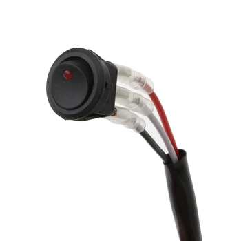 

LED Light Bar Wiring Harness For Boat SUV Off Road ATV 40 Amp Relay Switch Kit R2LC