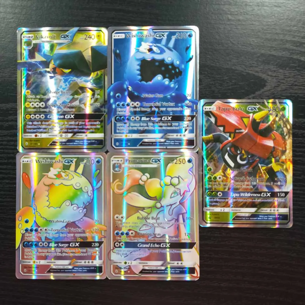 TAKARA TOMY Покемон карты коллекции битва сияющая карточная колода настольная игра детские игрушки 60 флэш-карт GX мега
