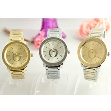 Новые из нержавеющей стали мужчины женщины пары кварцевые роскошные модные часы ювелирные изделия подарок характерные Подвески Ретро благородный