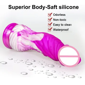 Realistic Silicone Dragon Dildo Strap on Dildo Sex Toys For Women With Thick Glans With Suction Cup Cock Female adultos Big Dick 5