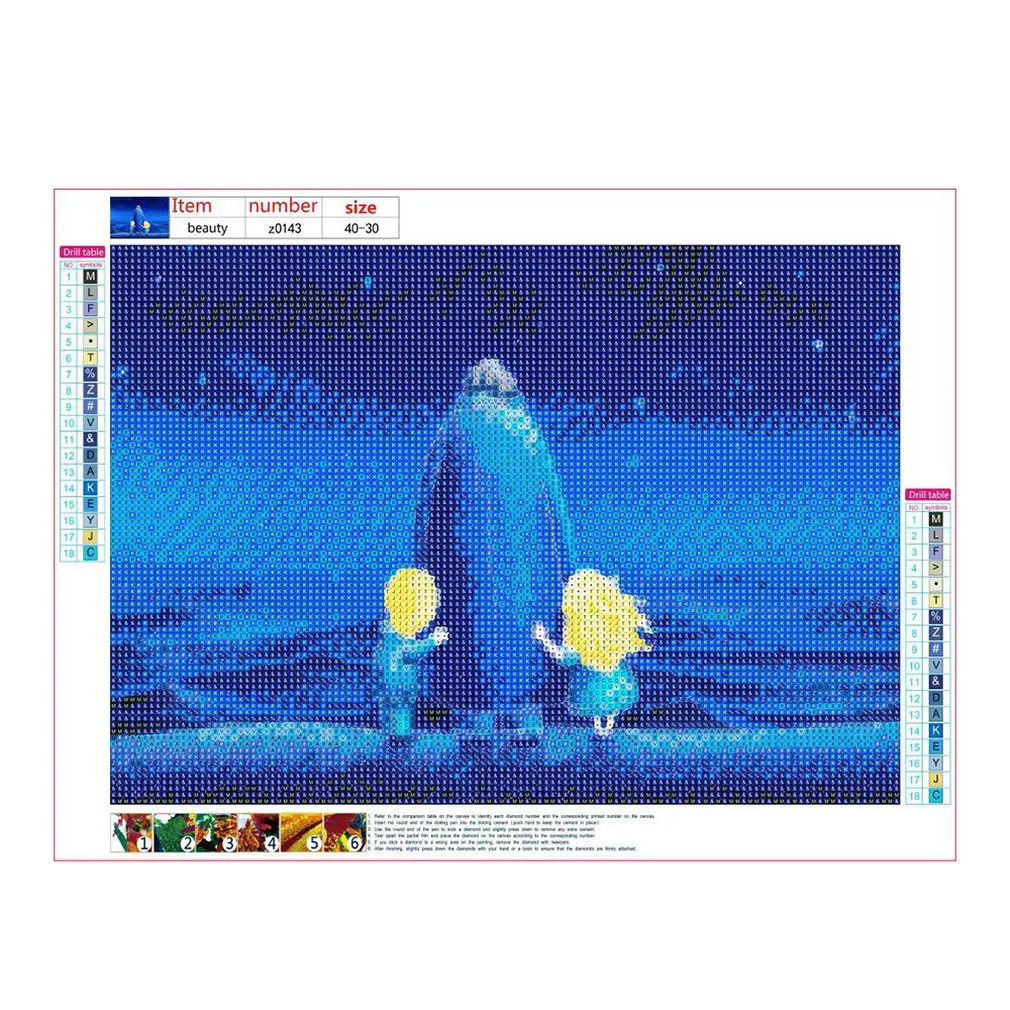 

Diamond Painting Drawing Crafts Fantasy Embroidery Needlework Full Drill Craft Decor Cross Stitch Kits z0143