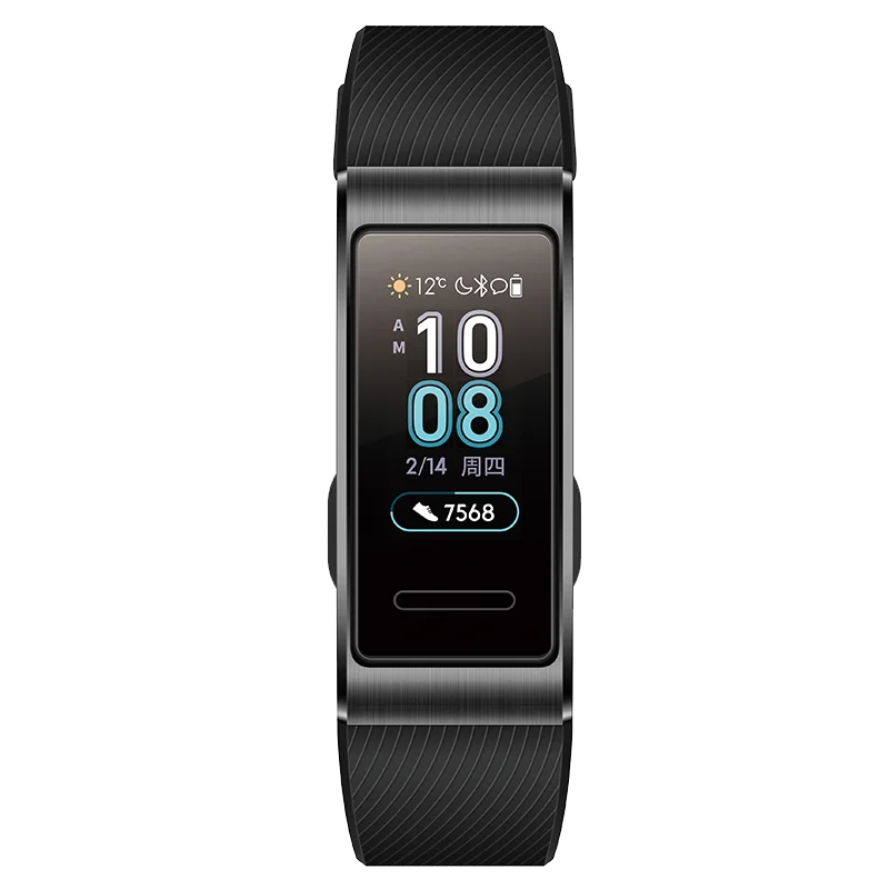 Оригинальный Смарт браслет Huawei Band 3 Pro GPS металлический каркас цветной сенсорный