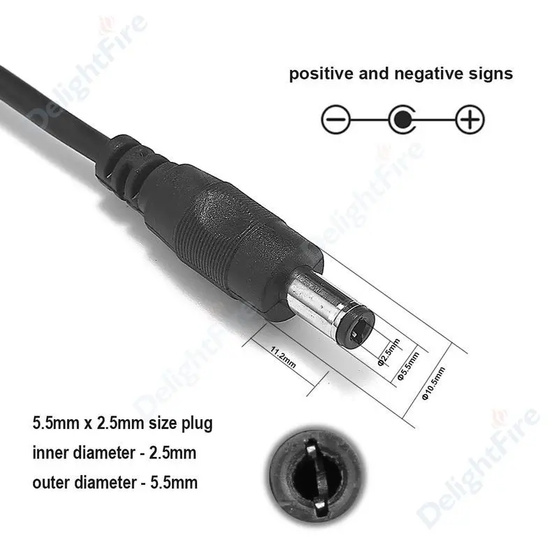 Cavo Prolunga Alimentazione DC 8m - Jack 5,5x2,1 Mm Per Telecamere, Router, LED - Foto 3