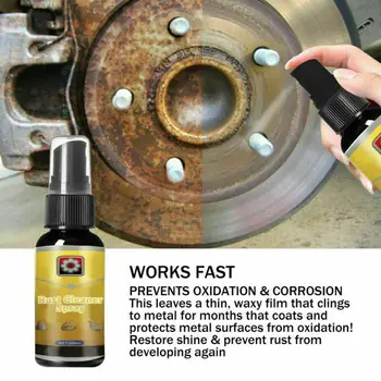 

1PCS Powerful All-Purpose Rust Cleaner Spray Derusting Spray Car Maintenance Household Cleaning Tools Anti-rust Lubricant 30ML