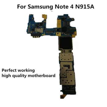 

Used Original Motherboard For Samsung Note 4 N915A Unlocked Mainboard Logic Board Tested Plate