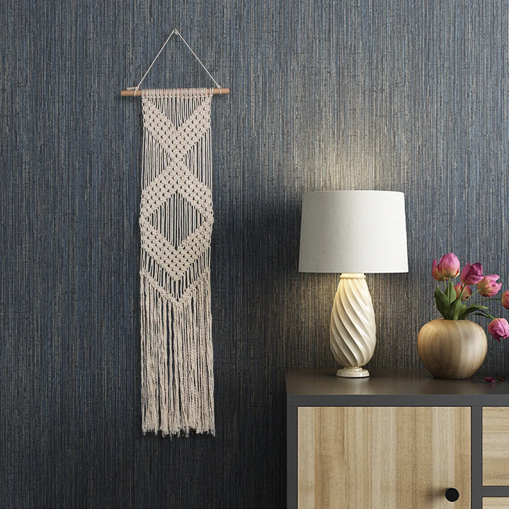 

Weaving Hand Made Crafts Bohemian Tapestry Wall Hangers European Style Home Decoration Wedding Wall Decoration MS7099