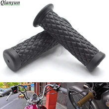Универсальный 7/" 22 мм мотоцикл Винтаж резиновый руль для мотоцикла для Kawasaki Ninja 300R 300 EX300 250 250R EX250 400R Z1000SX