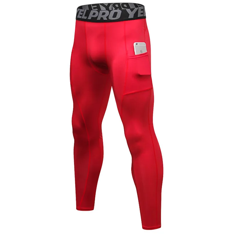 Fanceey, высокий воротник, теплая спортивная одежда, мужской спортивный костюм, мужская спортивная одежда, Рашгард, комплект, мужские спортивные костюмы, фитнес термобелье - Цвет: 1080 red leggings