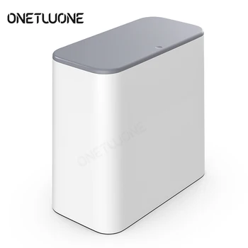 

10L Gallon Rectangle simplicity Trash Can Home & Office Trash Kitchen trash can High Quality Plastic Waste Bin Storage Box