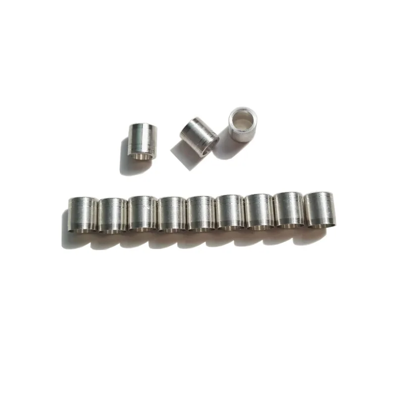 Silver 50 шт. Взрывобезопасное кольцо для стрельбы из лука OD7.6mm ID6.2mm Nock защита Стрелы Вал охотничья стрельба лук и стрелы аксессуары - Цвет: Silver