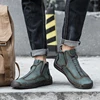 Brand Men's Boots Fashion Mens Ankle Boots Outdoor Waterproof Men Platform Boots Leather Casual Shoes Designer Zapatos De Hombre ► Photo 3/6